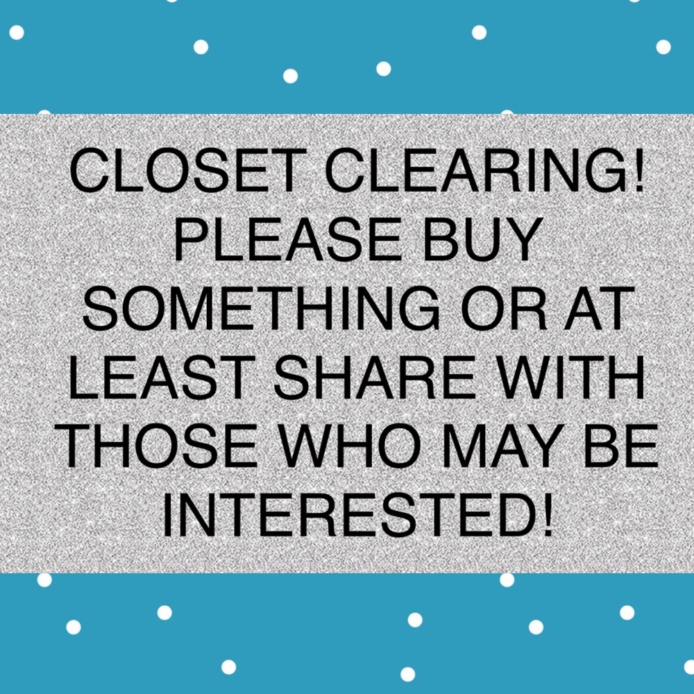 CLOSET CLEARING! (READ DESCRIPTION)
